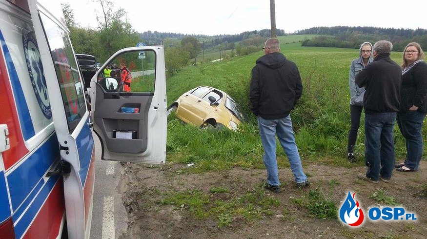 15.05.2016 - Wypadek samochodowy OSP Ochotnicza Straż Pożarna
