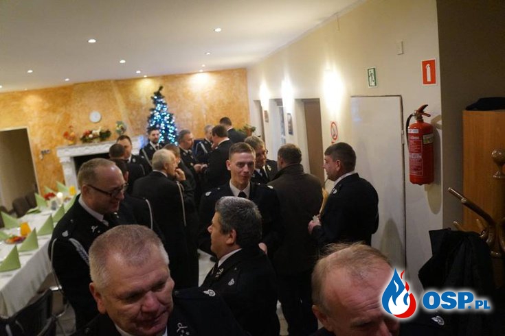 Spotkanie opłatkowe Zarządu Gminnego Związku Ochotniczych Straży Pożarnych w Kamienicy Polskiej. OSP Ochotnicza Straż Pożarna