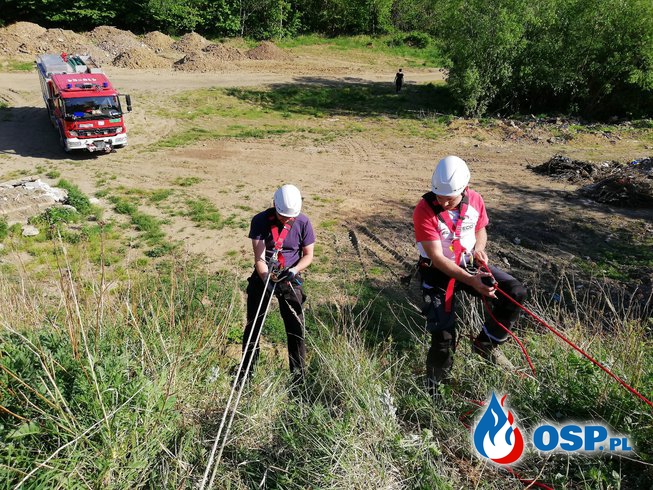 Ćwiczenia Ratownictwo Wysokościowe - Piaskownia Zopowy OSP Ochotnicza Straż Pożarna
