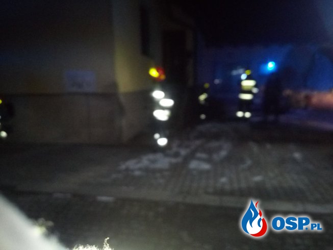 Pożar kotłowni - 6 lutego 2019r. OSP Ochotnicza Straż Pożarna