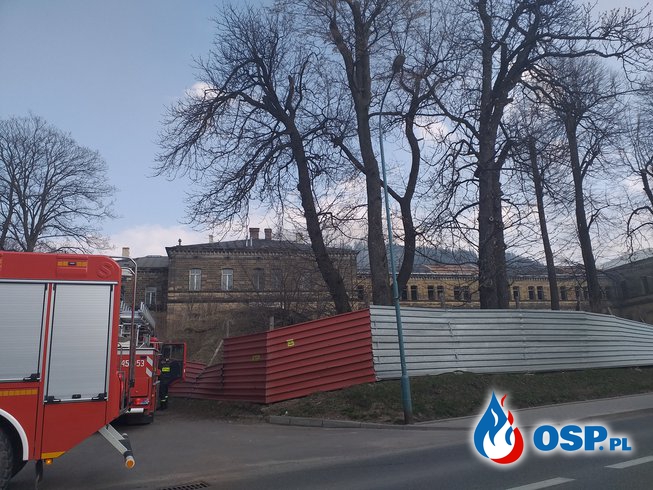 Pożar Dworca W Lubawce OSP Ochotnicza Straż Pożarna