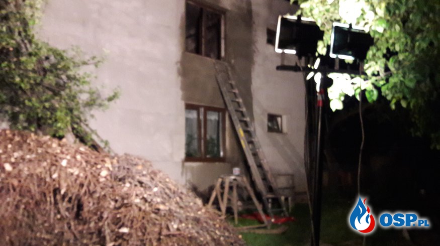 Pożar domu w Lubaszowej OSP Ochotnicza Straż Pożarna
