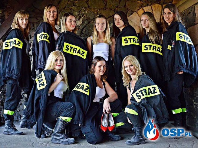 Piękne strażaczki z OSP Grodziec w sesji do kalendarza OSP Ochotnicza Straż Pożarna