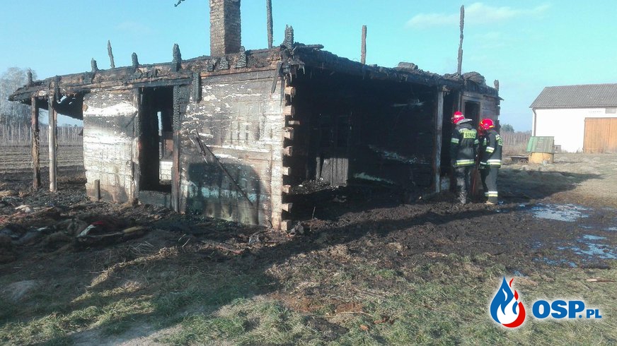 Pożar budynku mieszkalnego w Broniszewie OSP Ochotnicza Straż Pożarna