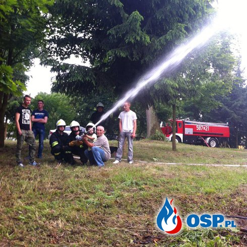 Dzień dziecka - Linówiec 2015 OSP Ochotnicza Straż Pożarna