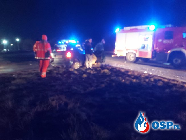 Bezinteresowna   pomoc poszkodowanym w wypadku OSP Ochotnicza Straż Pożarna