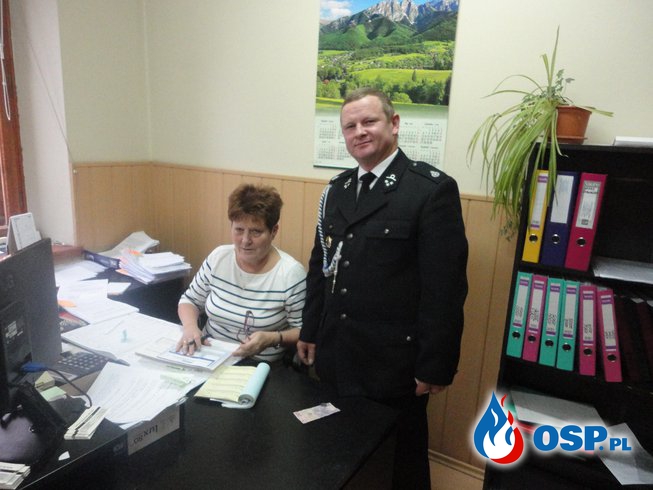 Podpisanie aktu notarialnego w sprawie kupna działki OSP Ochotnicza Straż Pożarna
