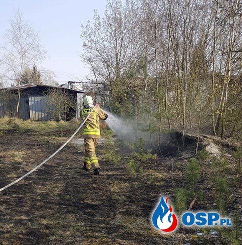 Pożar traw OSP Ochotnicza Straż Pożarna