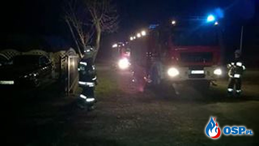 Pożar kotłowni w Seredzicach OSP Ochotnicza Straż Pożarna