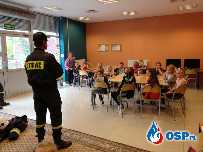 Zajęcia z dziećmi na "Wyspie" OSP Ochotnicza Straż Pożarna