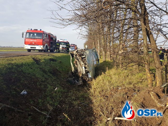 Wypadek w Słupi pod Kępnem OSP Ochotnicza Straż Pożarna
