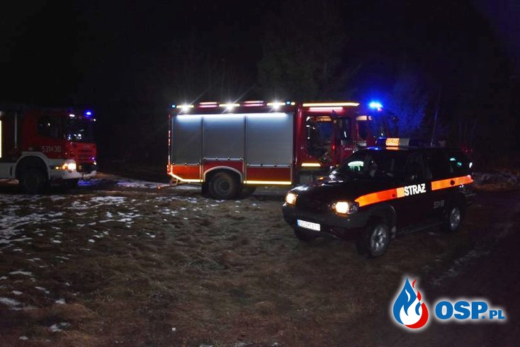 Kobieta zginęła w pożarze budynku w Zabłociu OSP Ochotnicza Straż Pożarna