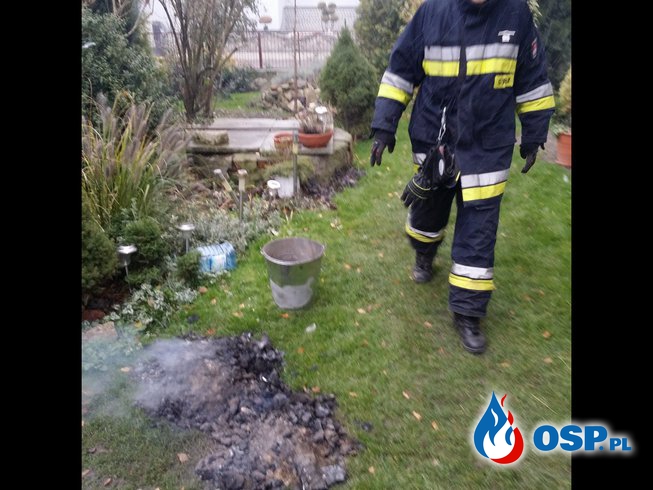 Pożar sadzy w kominie w Wilkowie OSP Ochotnicza Straż Pożarna