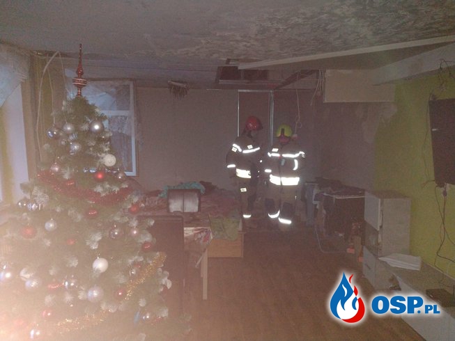 Zadymienie mieszkania na ul. Kolejowej w Grajewie OSP Ochotnicza Straż Pożarna
