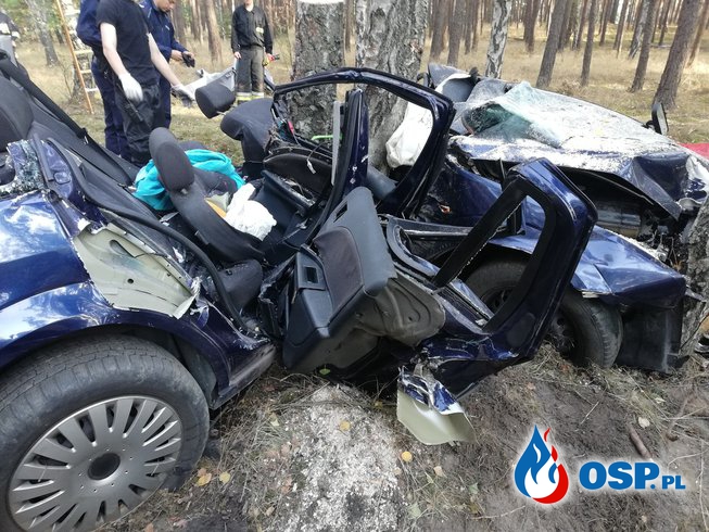 Tragiczny wypadek drogowy Bytnica-Głębokie 16.09.2018 OSP Ochotnicza Straż Pożarna