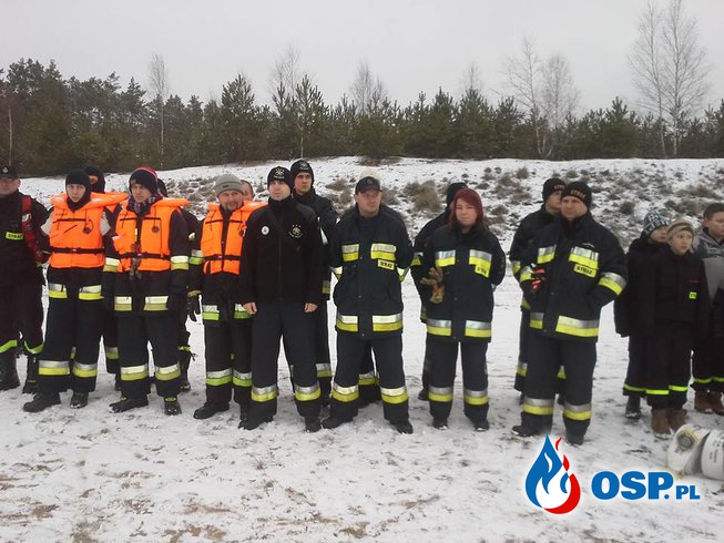 Szkolenie z zakresu ratownictwa lodowego OSP Ochotnicza Straż Pożarna