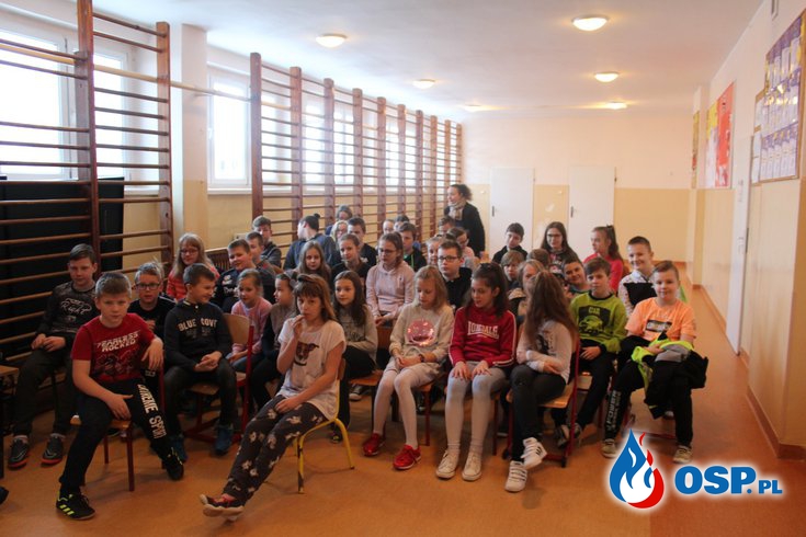 Wizyta w Szkole Podstawowej w Cyganach 2019 OSP Ochotnicza Straż Pożarna