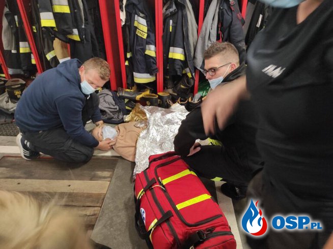 Kurs kwalifikowanej pierwszej pomocy OSP Ochotnicza Straż Pożarna