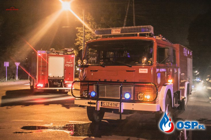 Wyjazd nr 14/2018 - Pożar stodoły OSP Ochotnicza Straż Pożarna