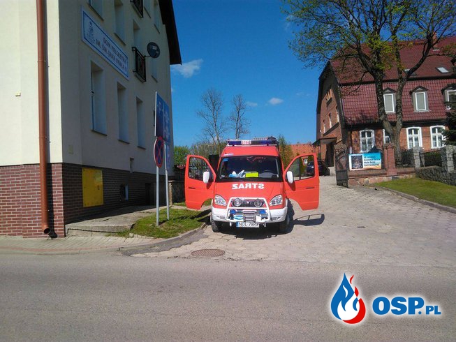 Zabezpieczenie pielgrzymki strażackiej w Gietrzwałdzie OSP Ochotnicza Straż Pożarna