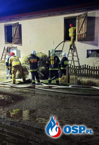 Strażak OSP zginął w pożarze budynku gospodarczego w Strzyżewie OSP Ochotnicza Straż Pożarna