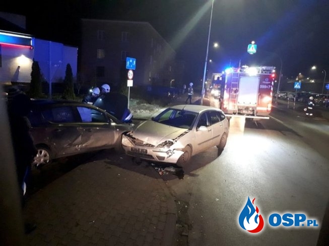 Wronki – wypadek drogowy OSP Ochotnicza Straż Pożarna