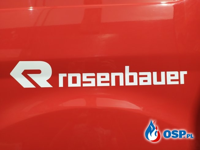 Pokaz sprzętu firmy Rosenbauer. OSP Ochotnicza Straż Pożarna