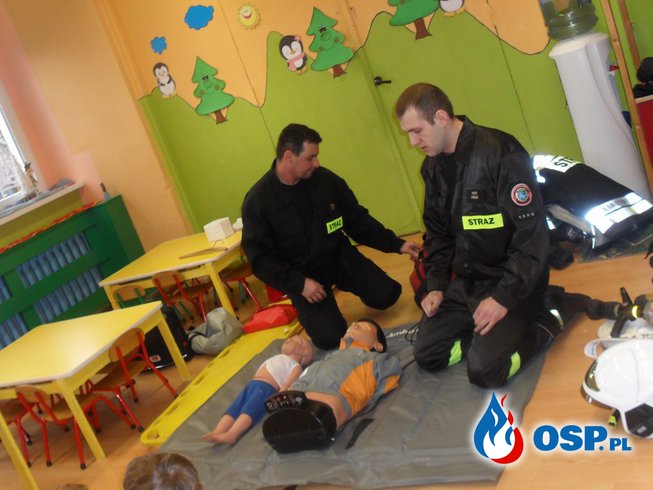 Wizyta w Przedszkolu Bajka w Lubaszu OSP Ochotnicza Straż Pożarna