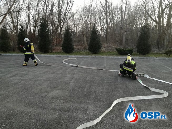 Ćwiczenia młodzieży OSP Ochotnicza Straż Pożarna