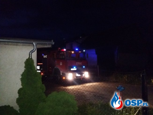 Ćwiczenia oraz pożar „szopki” w Chrzelicach OSP Ochotnicza Straż Pożarna
