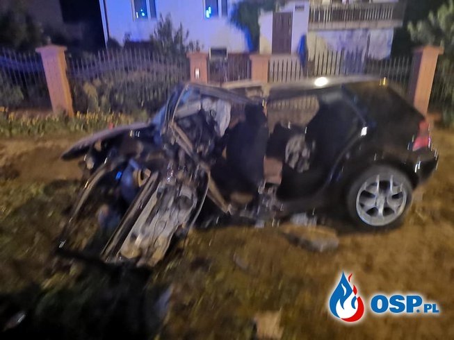 4 osoby zginęły w wypadku w Miłkowie OSP Ochotnicza Straż Pożarna