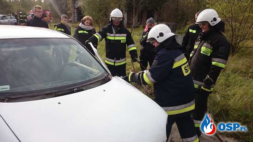 Ćwiczenia w ramach zgrupowania gminnego OSP Ochotnicza Straż Pożarna