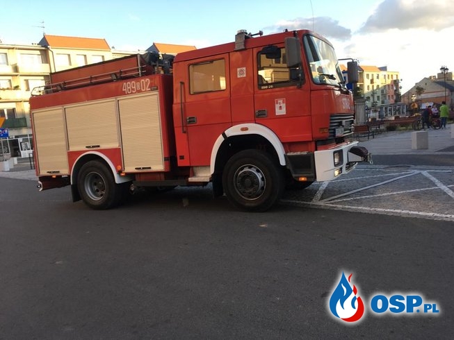 Pożar w supermarkecie „Delikatesy Centrum” na rynku w Białej OSP Ochotnicza Straż Pożarna