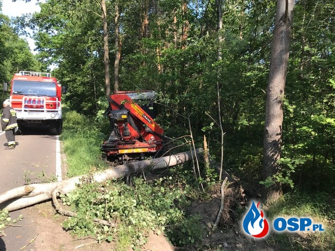 Wypadek ciężarówki OSP Ochotnicza Straż Pożarna