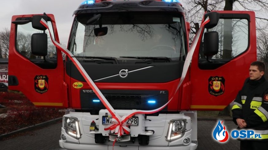Nowy średni wóz ratowniczo-gaśniczy w remizie OSP Żyrardów OSP Ochotnicza Straż Pożarna