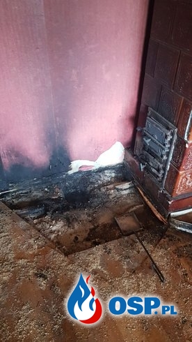 Pożar mieszkania w budynku wielorodzinnym w Białej OSP Ochotnicza Straż Pożarna