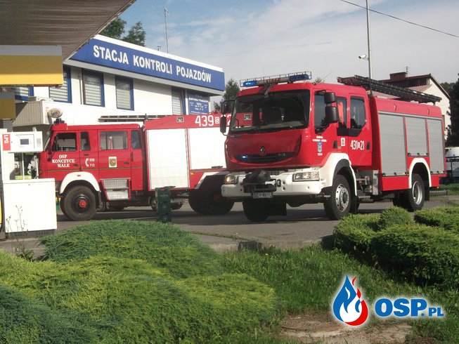Wyciek gazu z samochodu osobowego OSP Ochotnicza Straż Pożarna