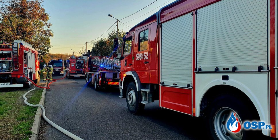 Wronki – pożar poddasza budynku mieszkalnego OSP Ochotnicza Straż Pożarna
