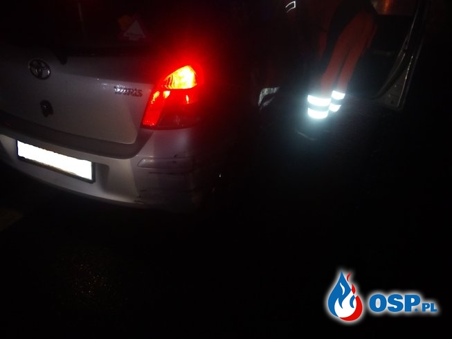 Kolizja samochodu osobowego na DK7 - 2 października 2019r. OSP Ochotnicza Straż Pożarna