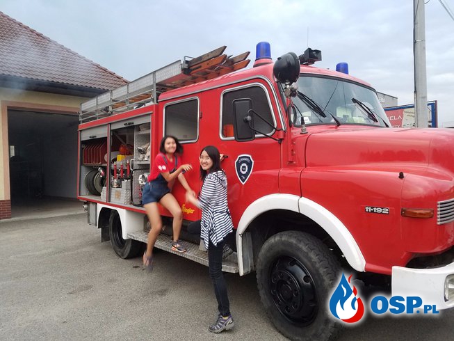 Wizyta młodzieży z Hongkongu OSP Ochotnicza Straż Pożarna
