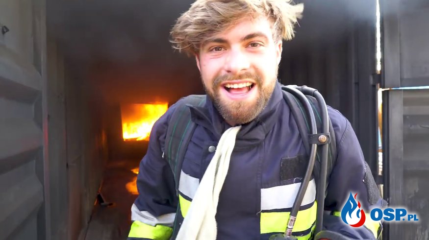 Youtuber został strażakiem. Zobacz, co z tego wyszło OSP Ochotnicza Straż Pożarna