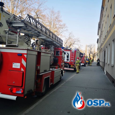 Tragiczny pożar mieszkania w Gorzowie Wielkopolskim. Zginął mężczyzna. OSP Ochotnicza Straż Pożarna