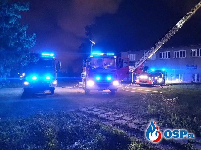 17 zastępów strażaków gasiło nocny pożar w Lublinie OSP Ochotnicza Straż Pożarna