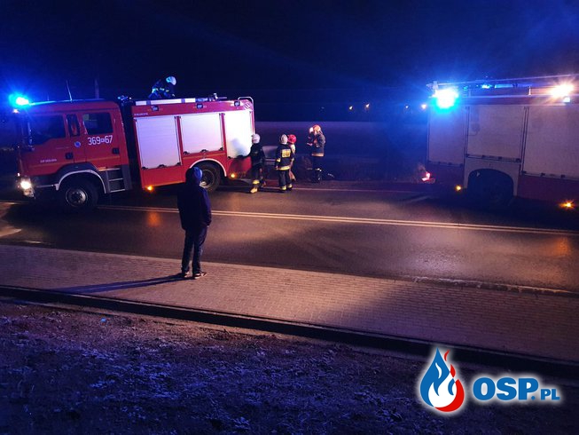 Dwa wypadki na drodze wojewódzkiej nr 977 w ciągu dwóch godzin OSP Ochotnicza Straż Pożarna
