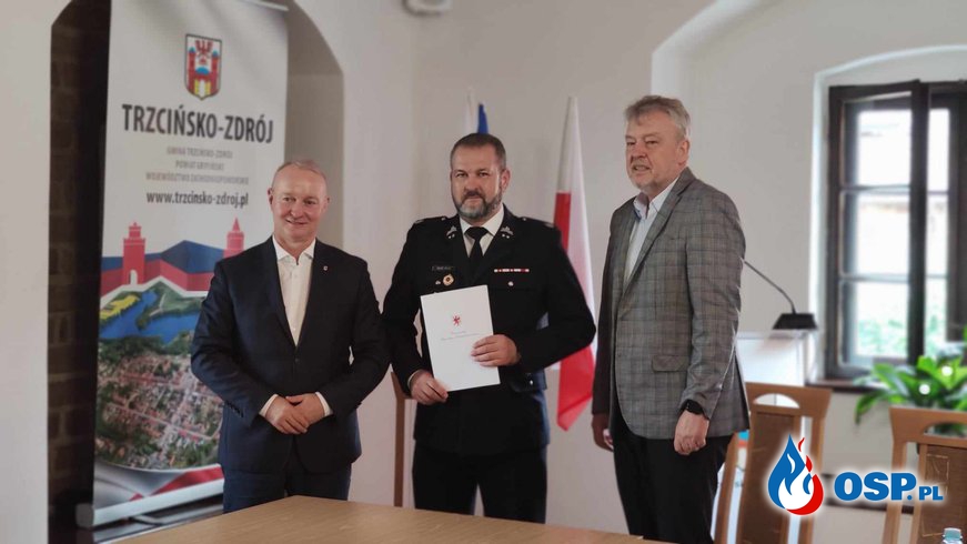 Nowe ogrodzenie ze środków Urzędu Marszałkowskiego OSP Ochotnicza Straż Pożarna