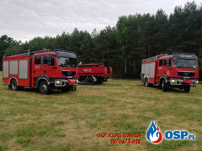 Dwa pożary Lasu OSP Ochotnicza Straż Pożarna