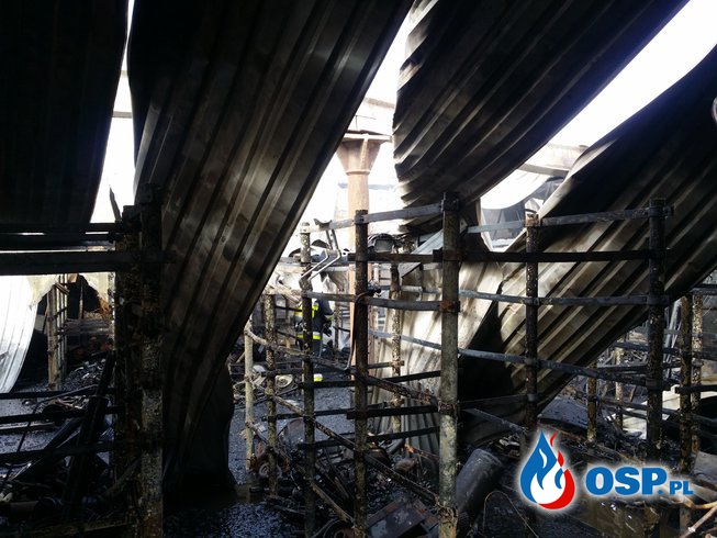 Duży pożar Sklepu "Agro-Marco" w Prudniku OSP Ochotnicza Straż Pożarna