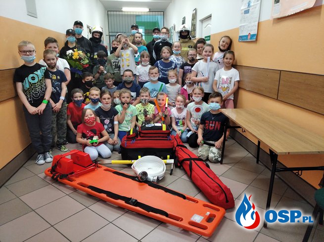 Spotkanie z dzieciakami OSP Ochotnicza Straż Pożarna