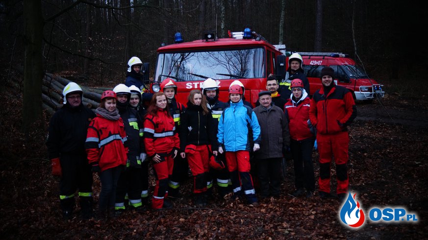  Ćwiczenia ratownicze '' Wypadki podczas prac leśnych'' OSP Ochotnicza Straż Pożarna