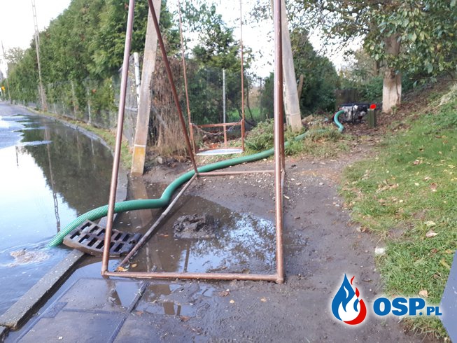 Usuwanie skutków powodzi OSP Ochotnicza Straż Pożarna